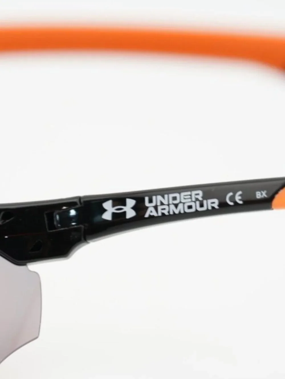 Under Armer UA HAMMER/F 0807 50 Shield Sunglasses - Black/Orange